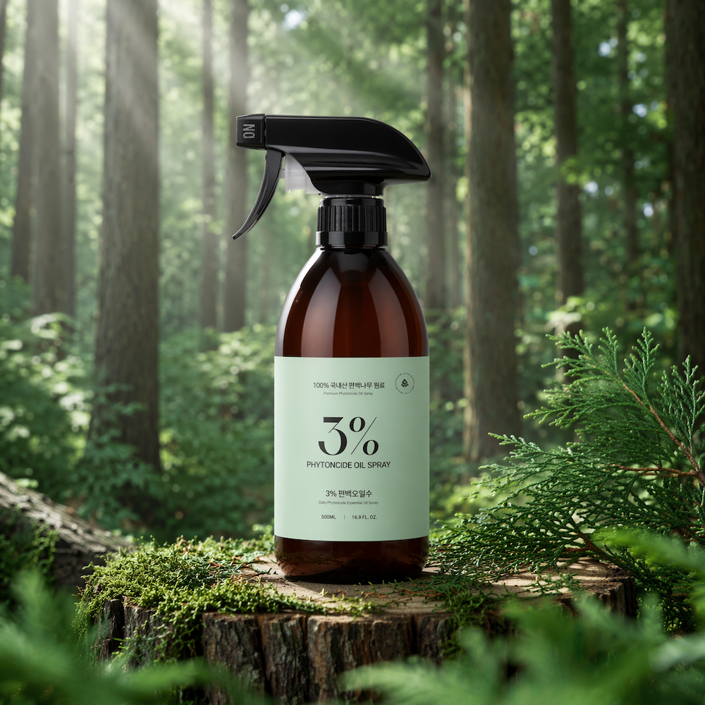 3%편백오일수 피톤치드 탈취제 (500ml/ 100ml)
