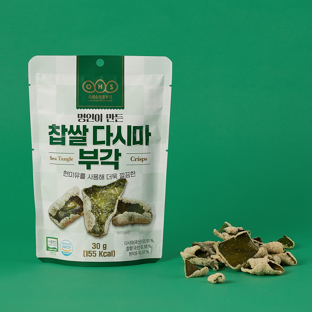 [오희숙전통부각] 찹쌀 다시마부각 30g