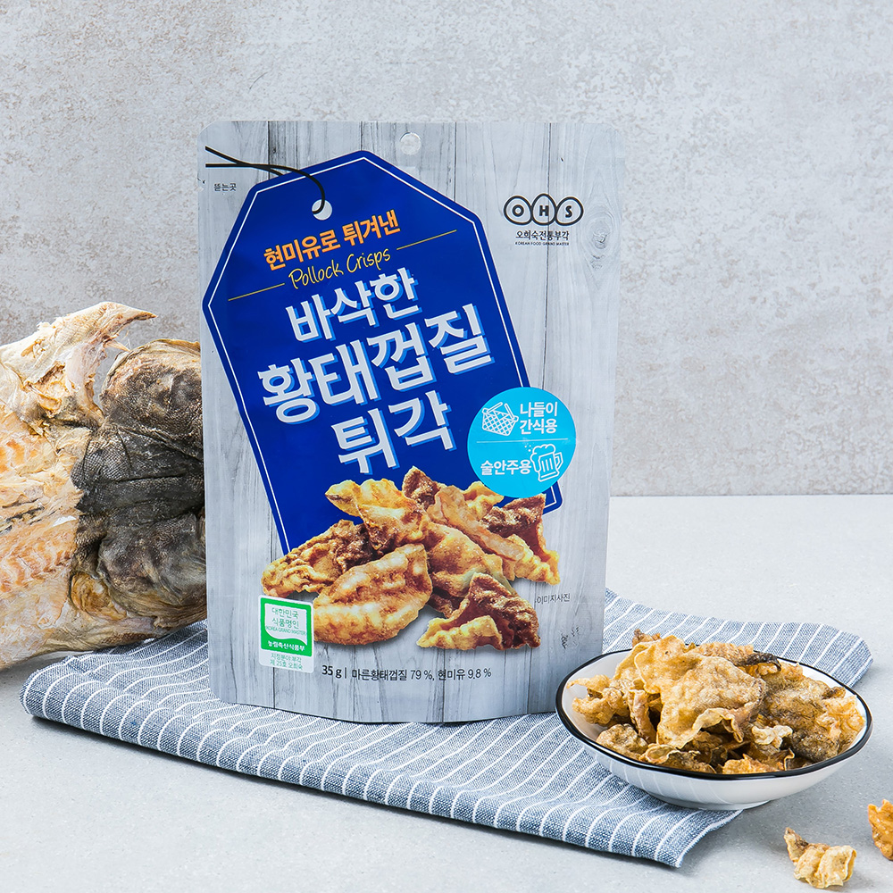 [오희숙전통부각] 바삭한 황태 껍질튀각 35g