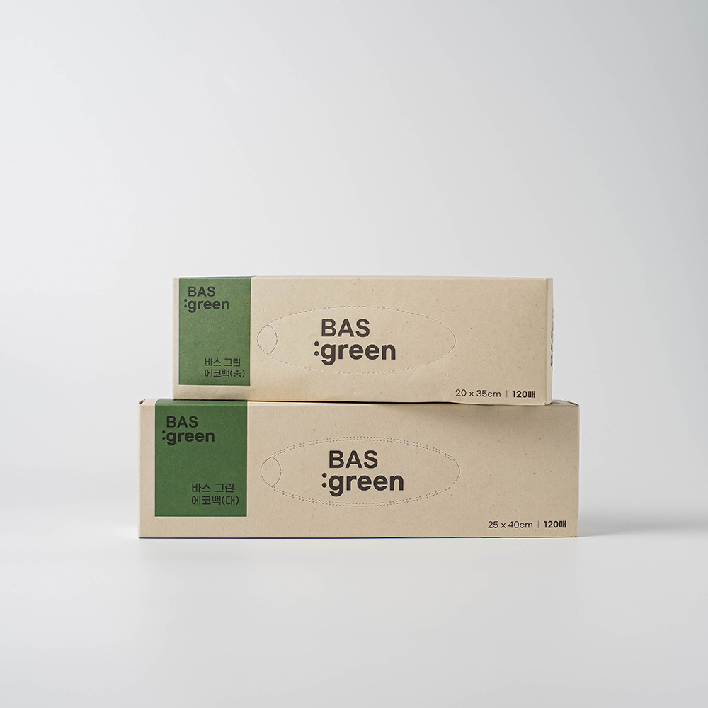 BAS 그린 일회용품 에코백