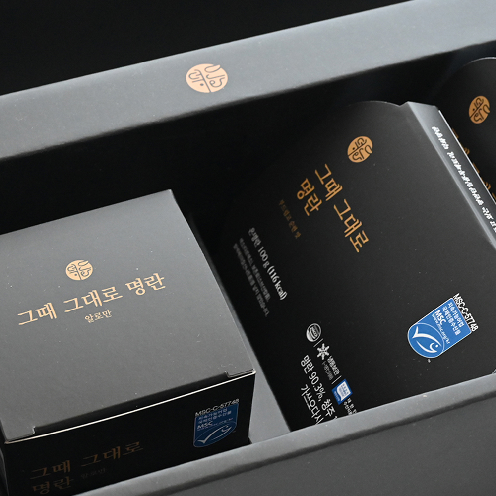 덕화명란[선물세트] 2호-그때 그대로 명란 3팩