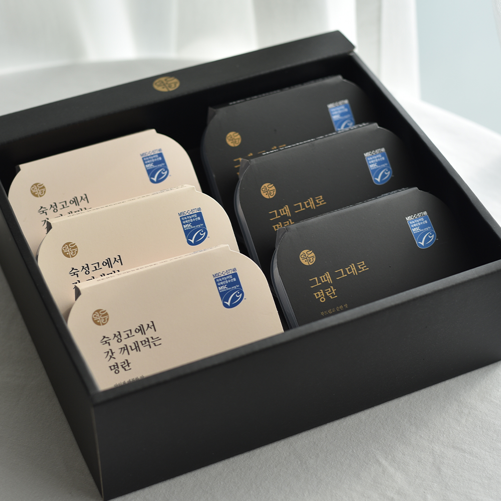 덕화명란[선물세트] 3호-숙성고명란+그때 그대로 명란