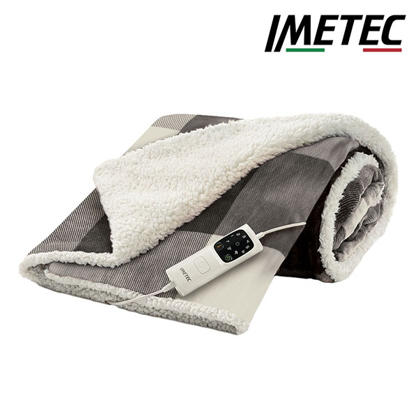 NEW 이메텍 프리미엄 벨벳 전기담요 GOK-189 (그레이 체크)