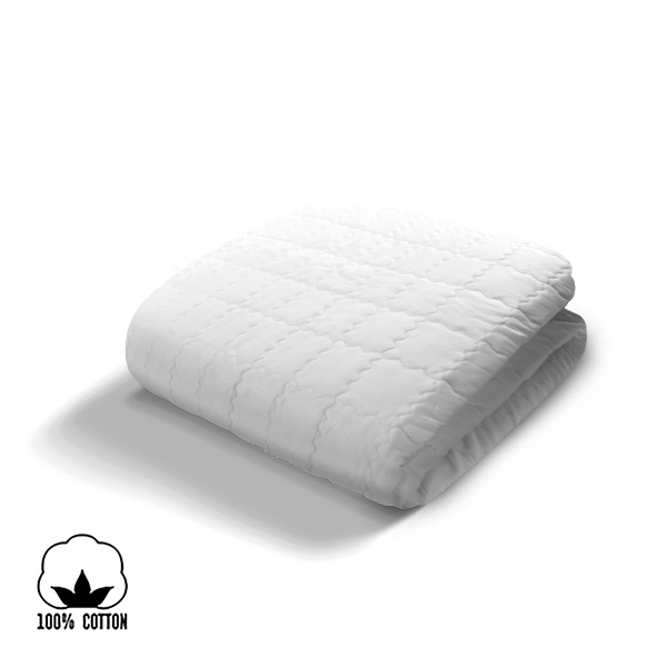 이메텍 전기요 순면커버 2인용(더블) 화이트