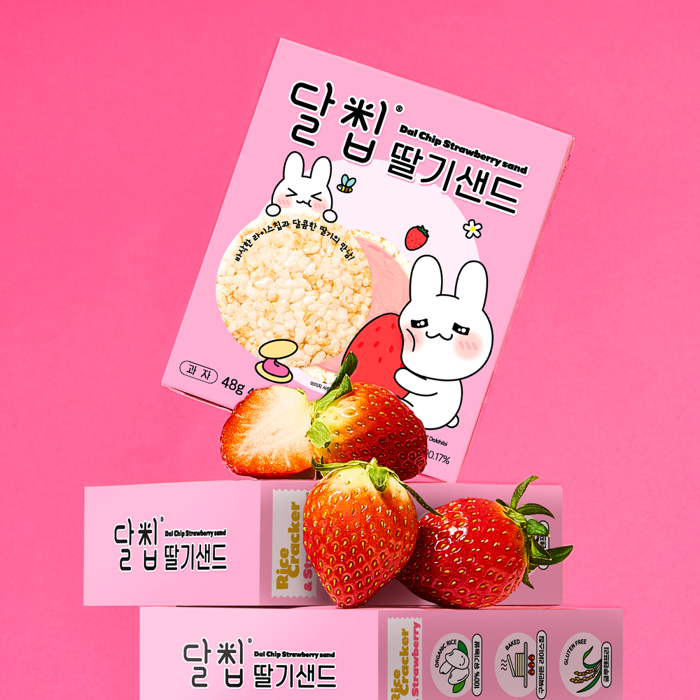 네이처오다 달칩 딸기샌드