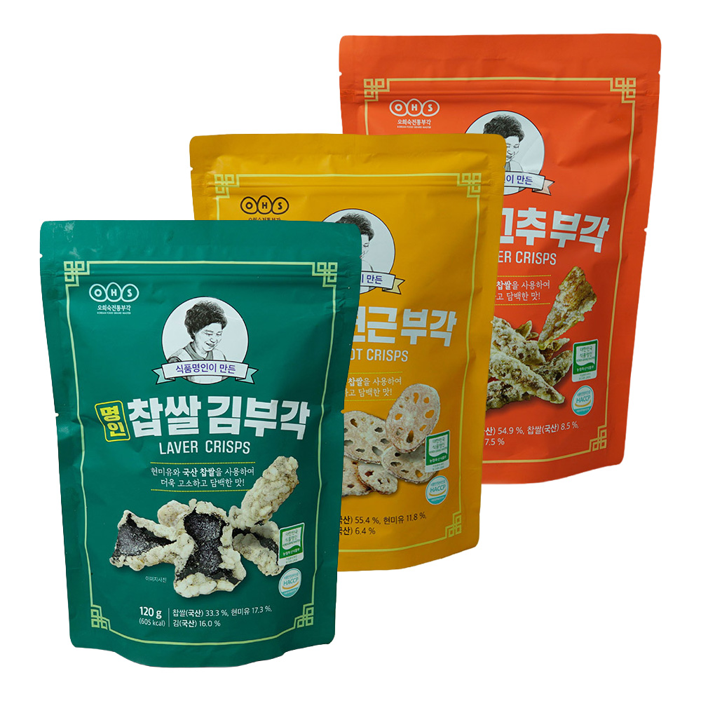 [오희숙부각] 3개 세트