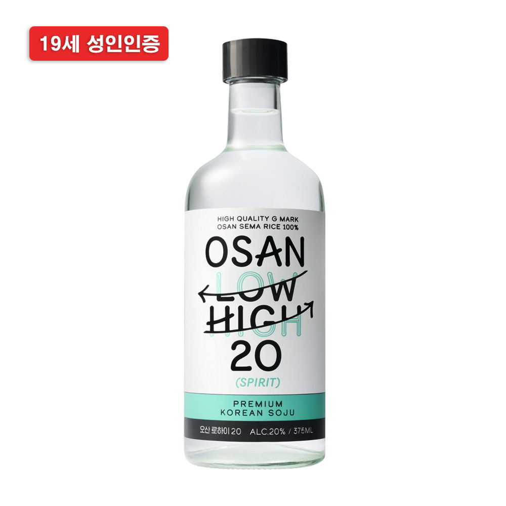 [오산양조] 오산 로하이20 스피릿, 375ml, 20% (1병)