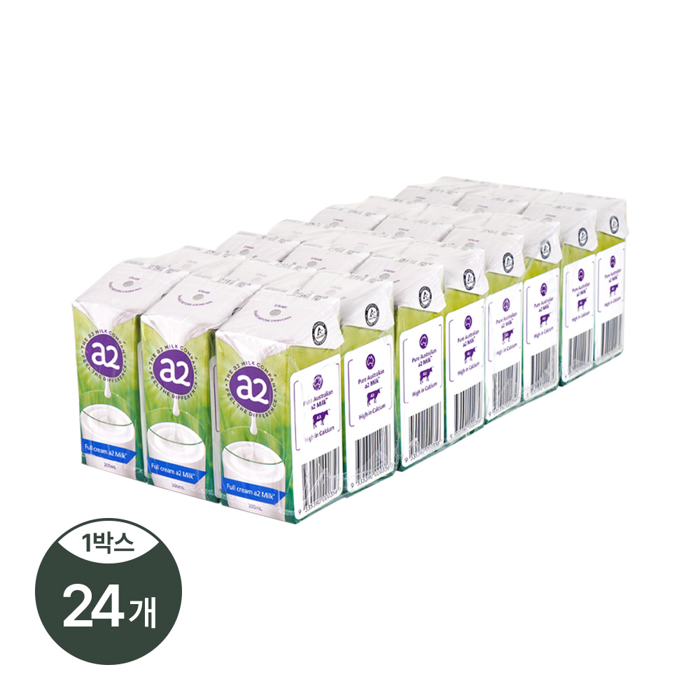 유한건강생활 뉴오리진 a2밀크 호주 초지방목 200ml x 24개입 (멸균실온보관)