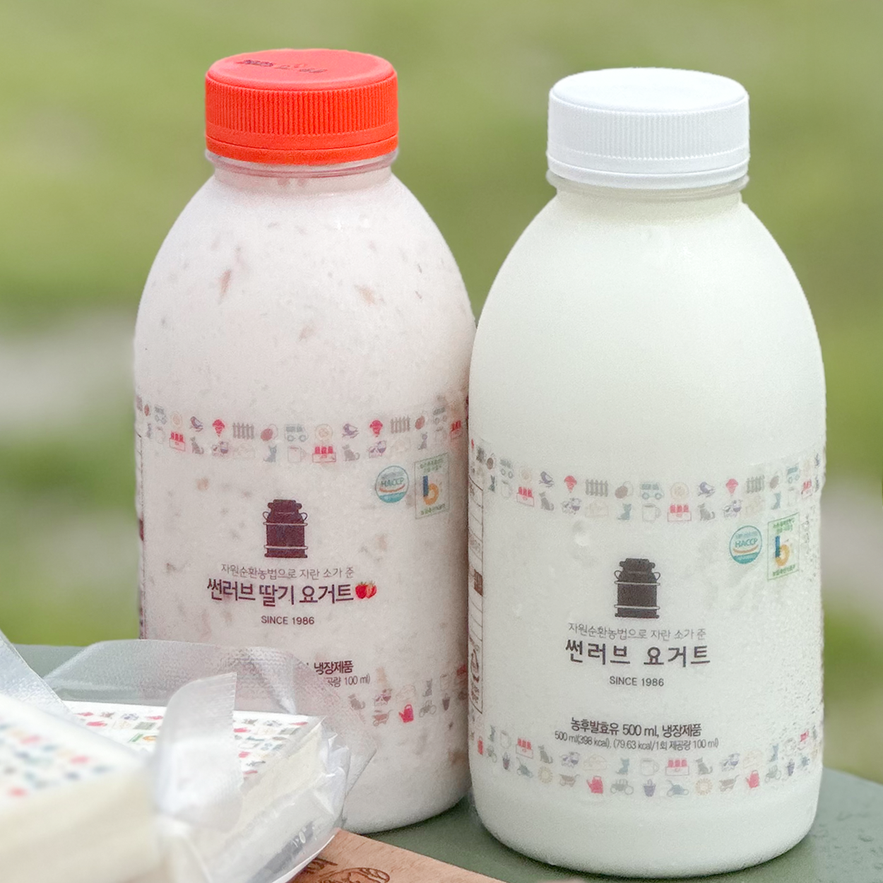 효덕목장 플레인, 딸기 요거트 세트 썸네일 3