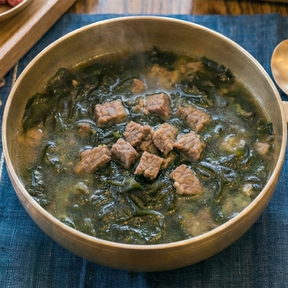 [코오롱호텔 한우국] 명품한우미역국 (600g)