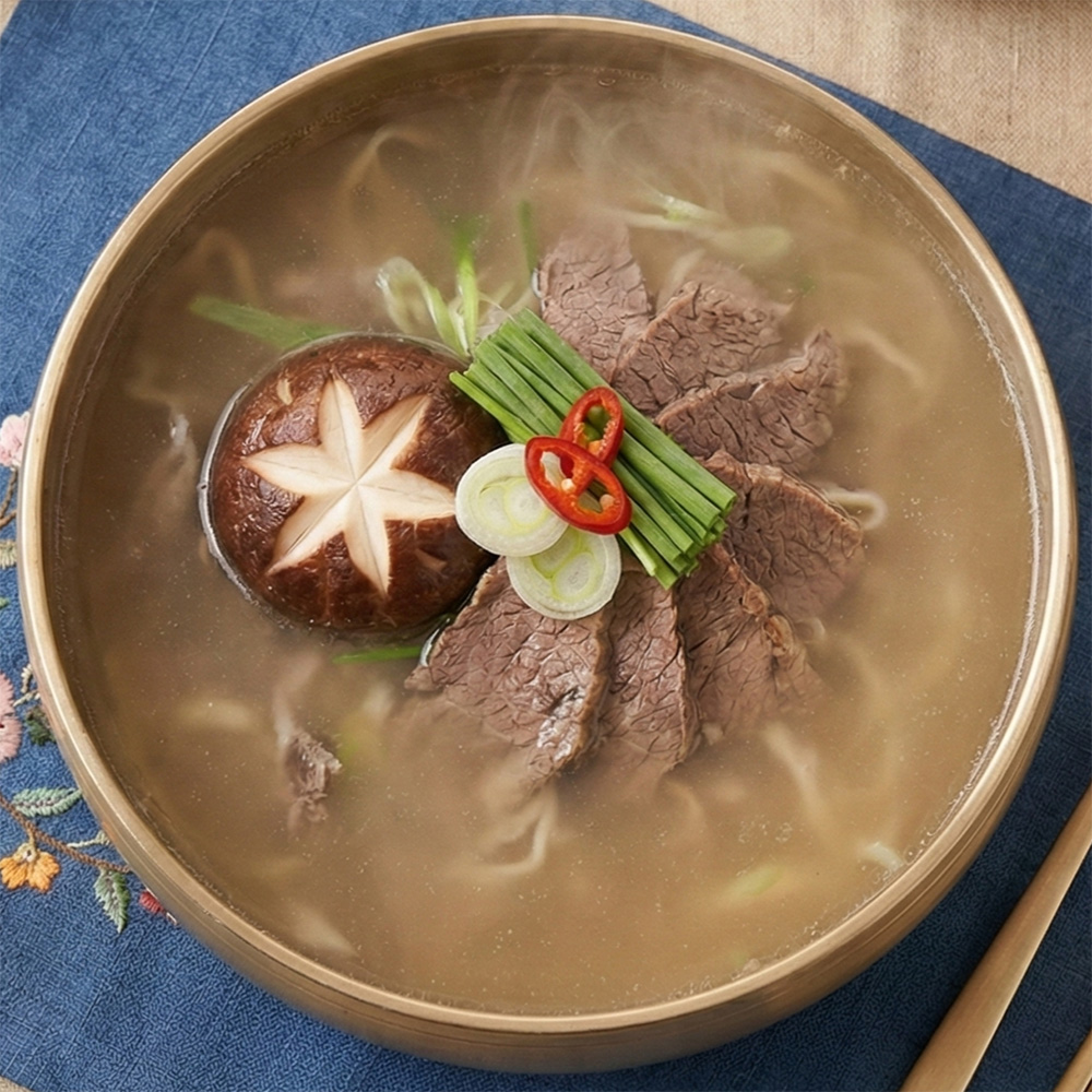 [코오롱호텔 한우국] 송화맑은곰탕 (600g)