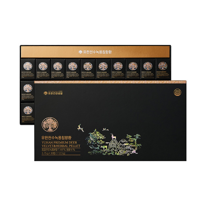 [유한건강생활]유한천수녹용침향환 1박스(30환) 썸네일 2