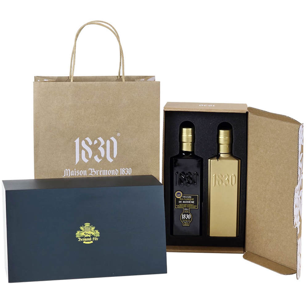 [독점 수입]메종 브레몽 1830 15년산 발사믹+모데나 IGP 발사믹 선물세트