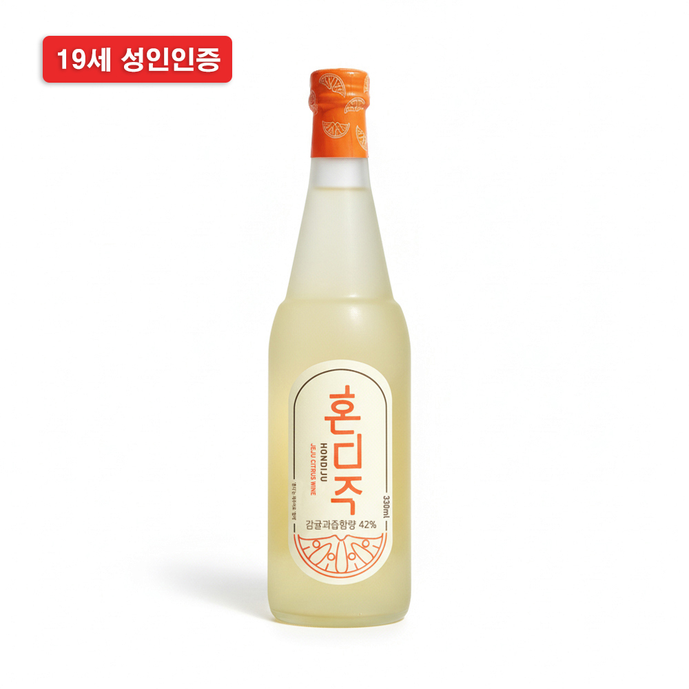 [제주 시트러스] 혼디주 330ml, 12%