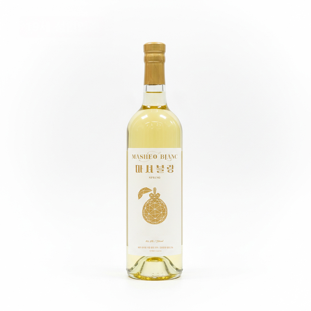 [제주 시트러스] 마셔블랑 스프링 750ml, 9%