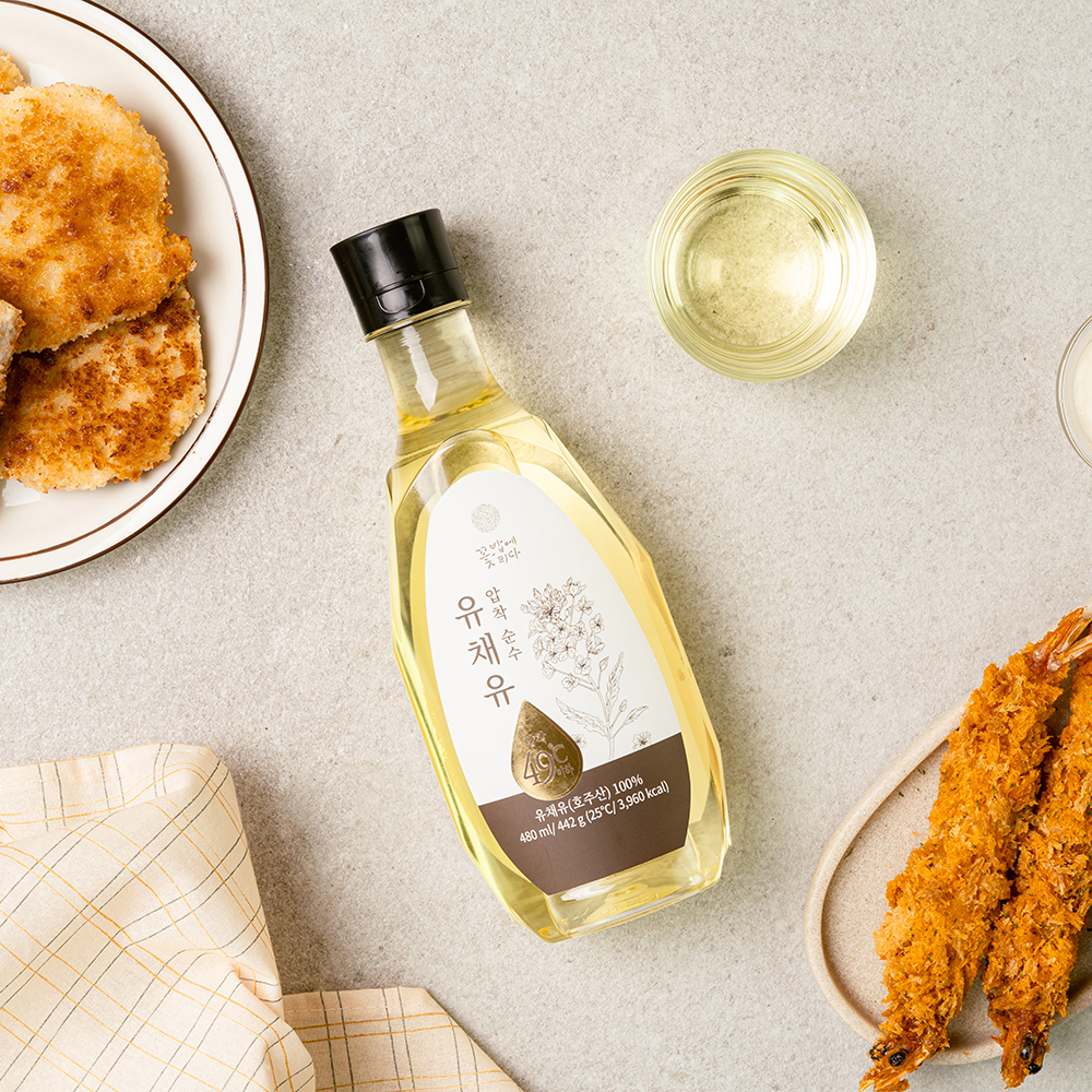 네니아 압착 순수 유채유 480ml 썸네일 2