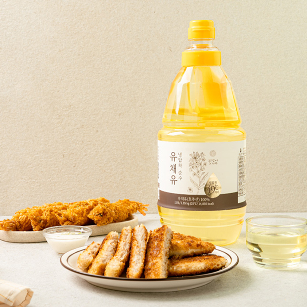 네니아 압착 순수 유채유 1.8L