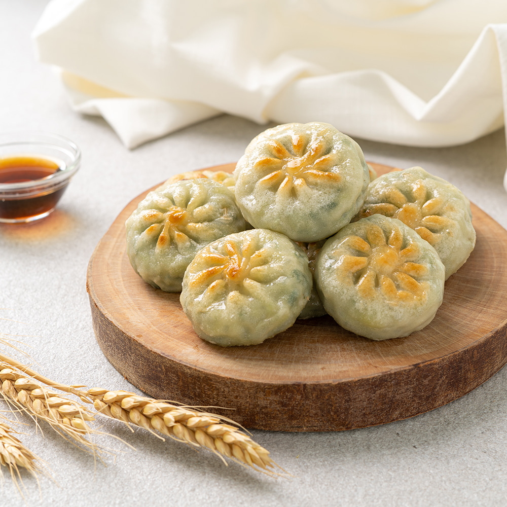 네니아 우리밀 고기 호떡 만두