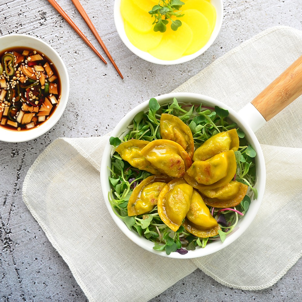 네니아 우리밀 노랑 꼬마 채식만두