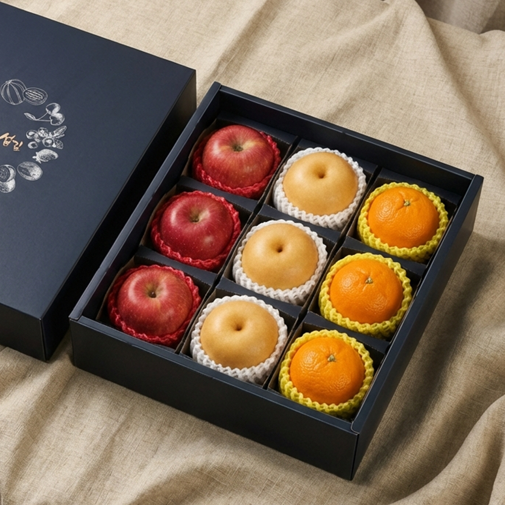 해성청과 명품 과일 선물세트(사과, 배, 레드향) 썸네일 2