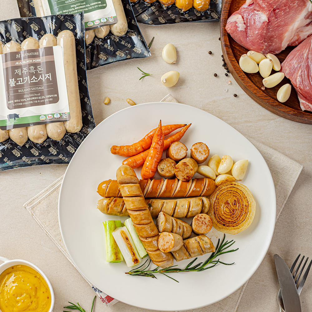 제주흑돈 수제소시지 3종 택1 썸네일 2