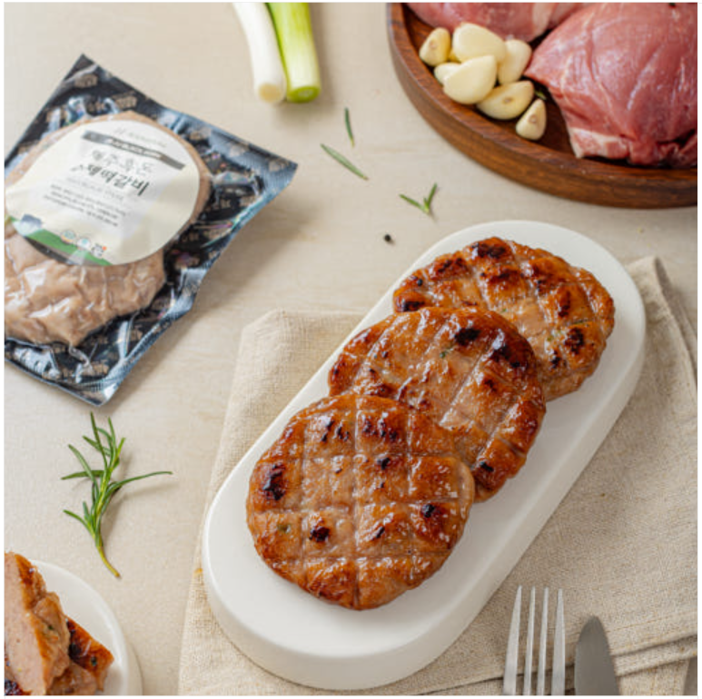 제주흑돈 수제떡갈비 썸네일 2