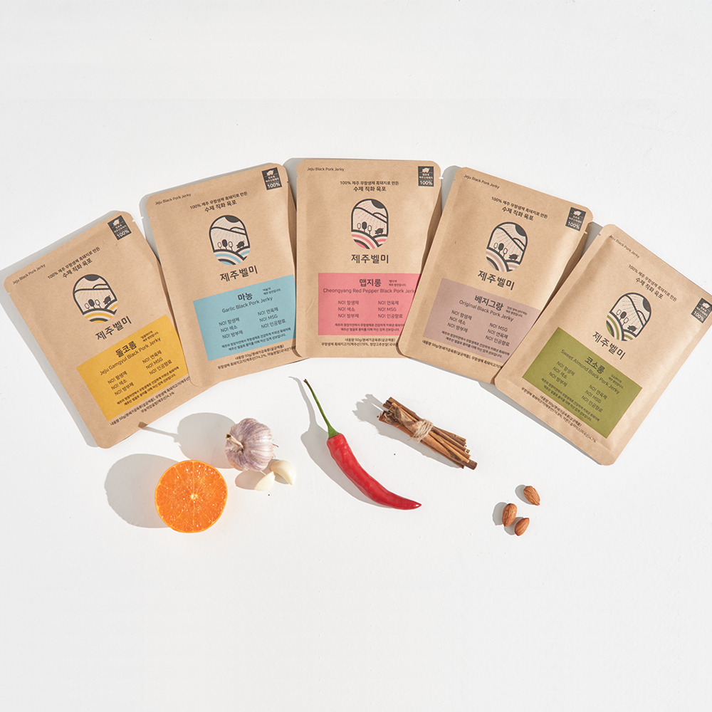 제주 무항생제 흑돈 수제직화육포 택1