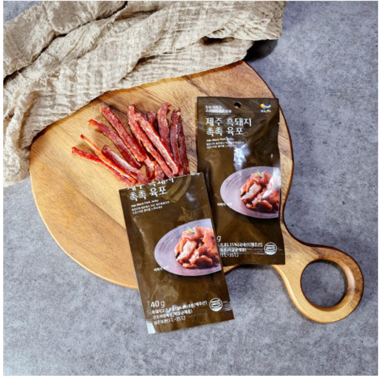 제주 흑돼지 촉촉육포 썸네일 2