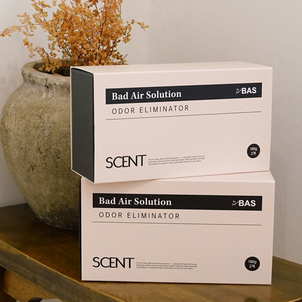 BAS 배드 에어 솔루션 센트 탈취제 2구 선물세트 썸네일 2