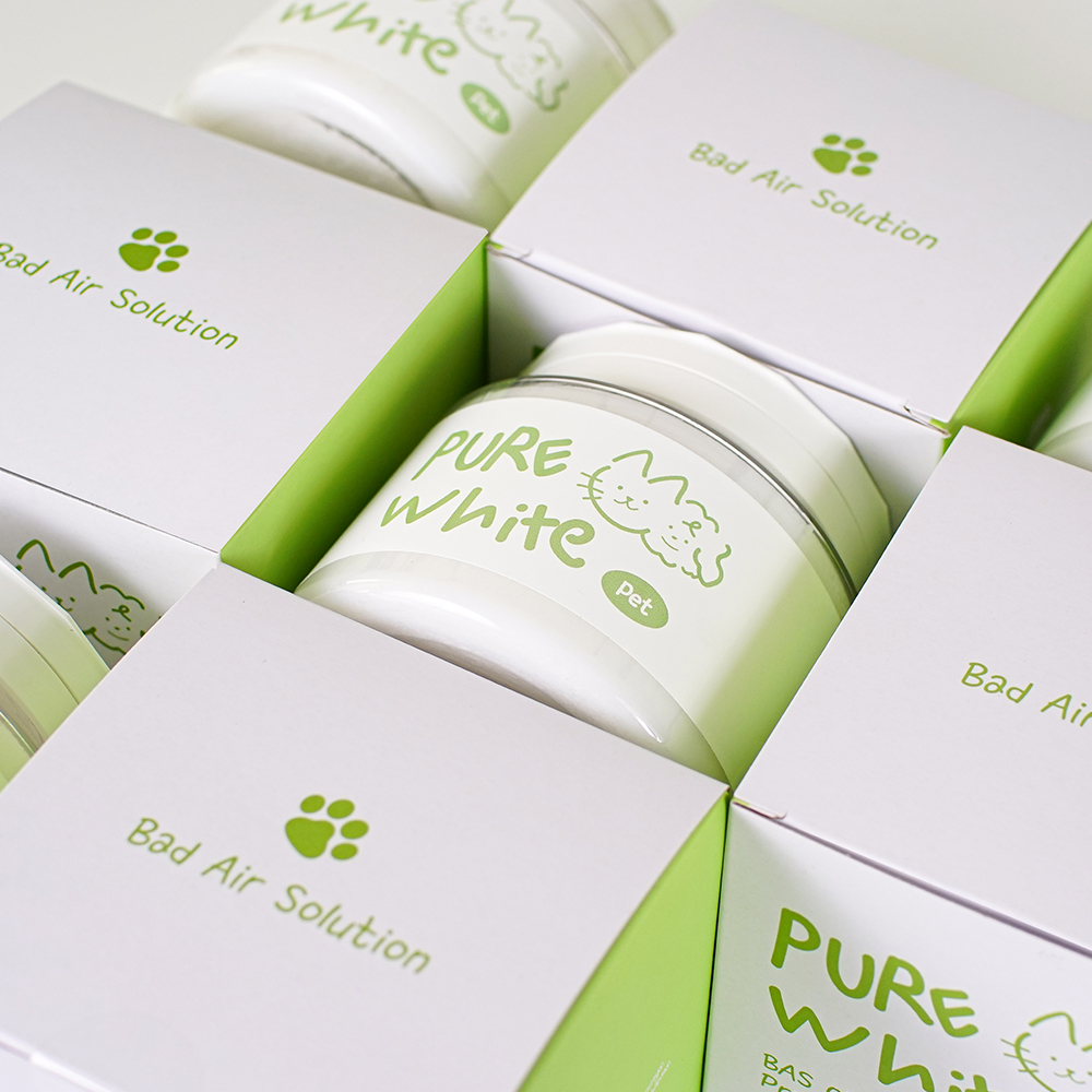 BAS 배드 에어 솔루션 퓨어화이트 펫 탈취제