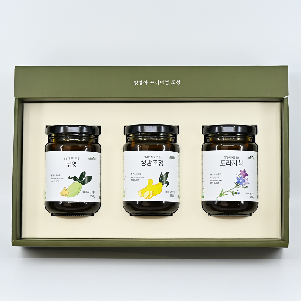 정경아 조청 3종 선물세트