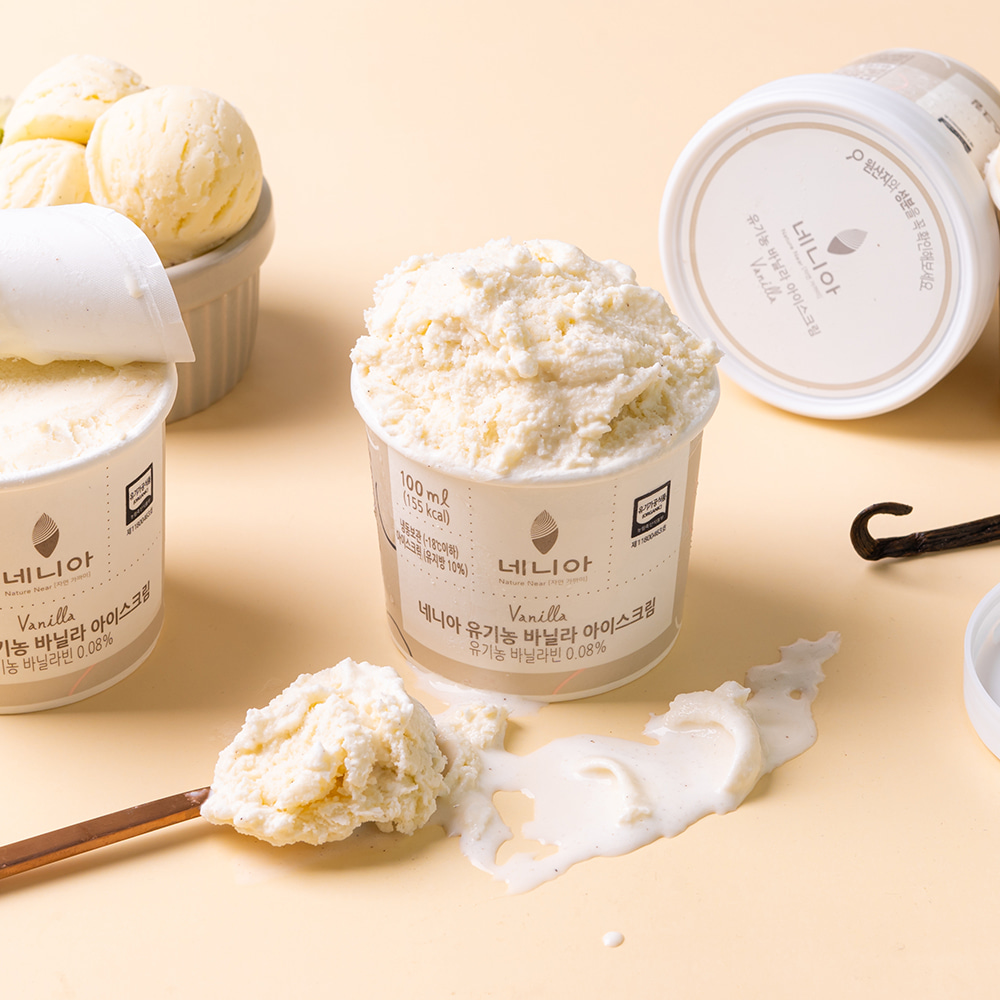 네니아 유기농 아이스크림 바닐라