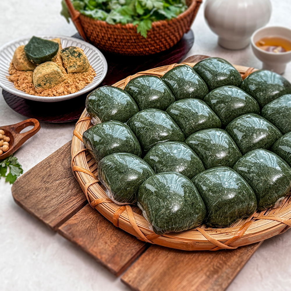 40년 전통 리만월 물방울 쑥인절미