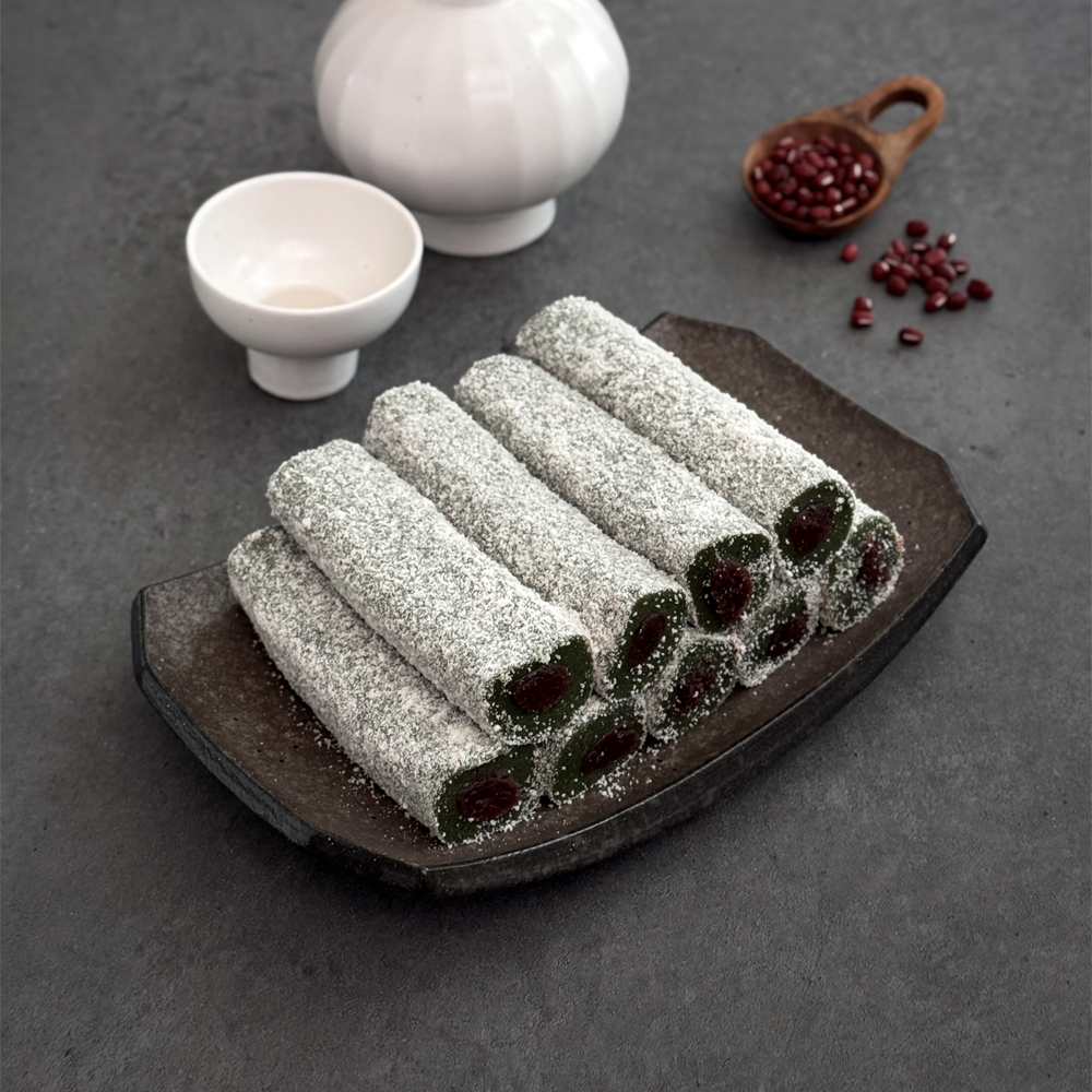 40년 전통 리만월 수제 카스테라 쑥 돌돌떡