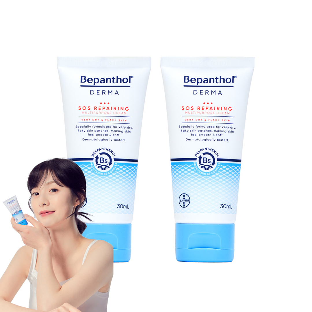 비판톨 더마 SOS 리페어링 멀티퍼포즈 크림 30ml, 2개