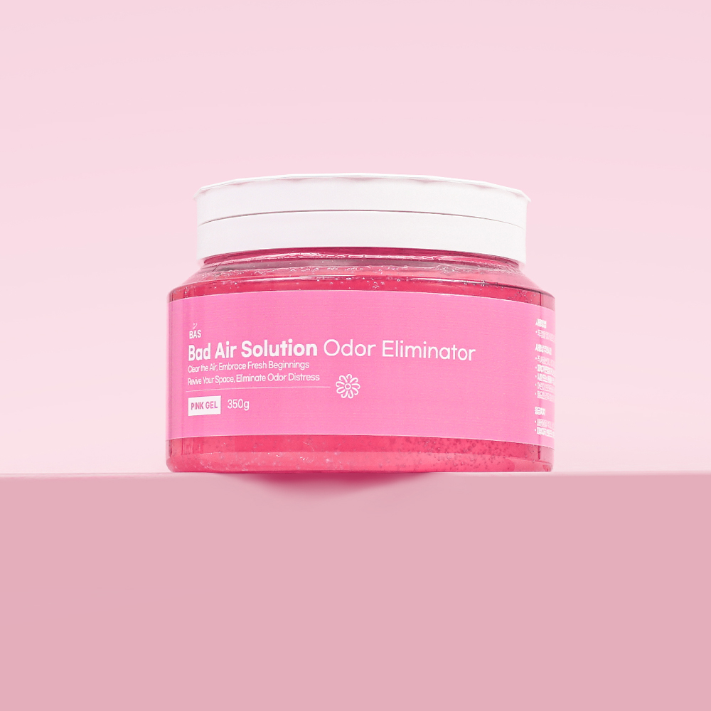 BAS 배드 에어 솔루션 특대형 갤 탈취제 핑크 350g