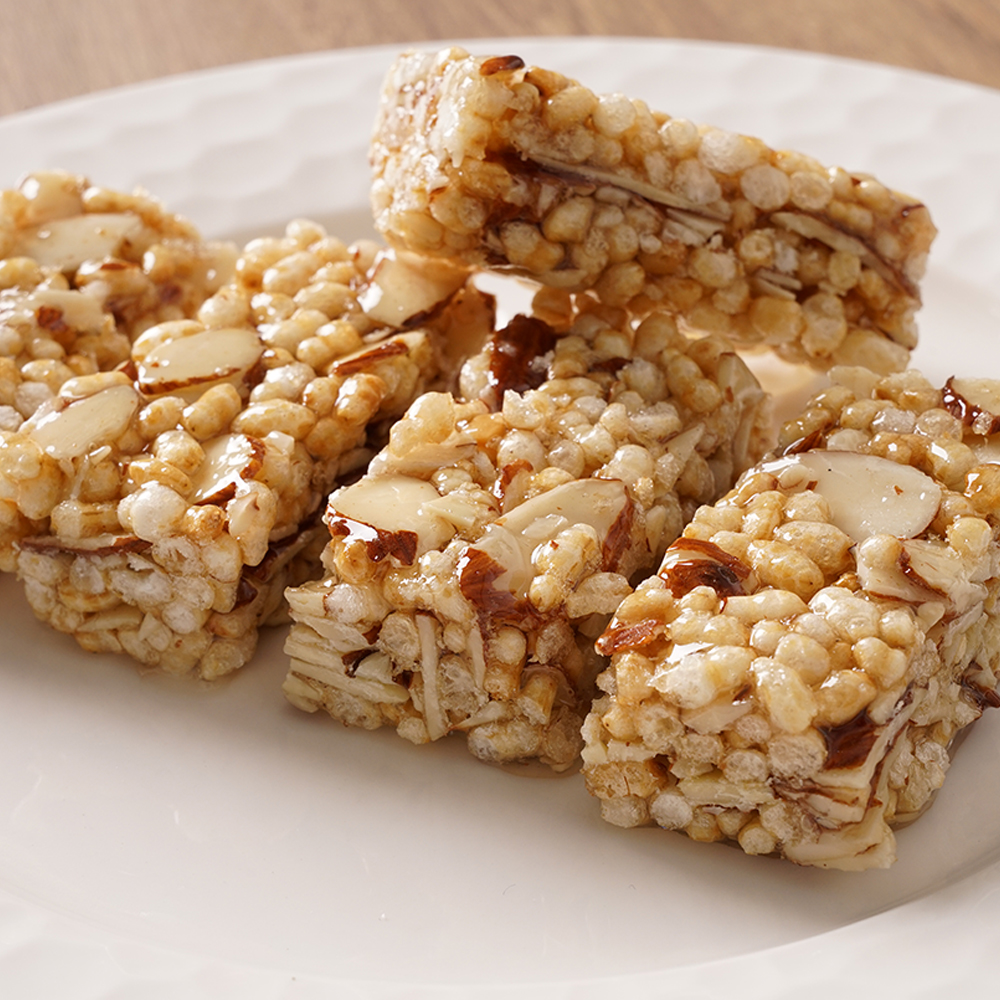 [미송당] 아몬드 톡톡 우리쌀 현미강정 500g 썸네일 4