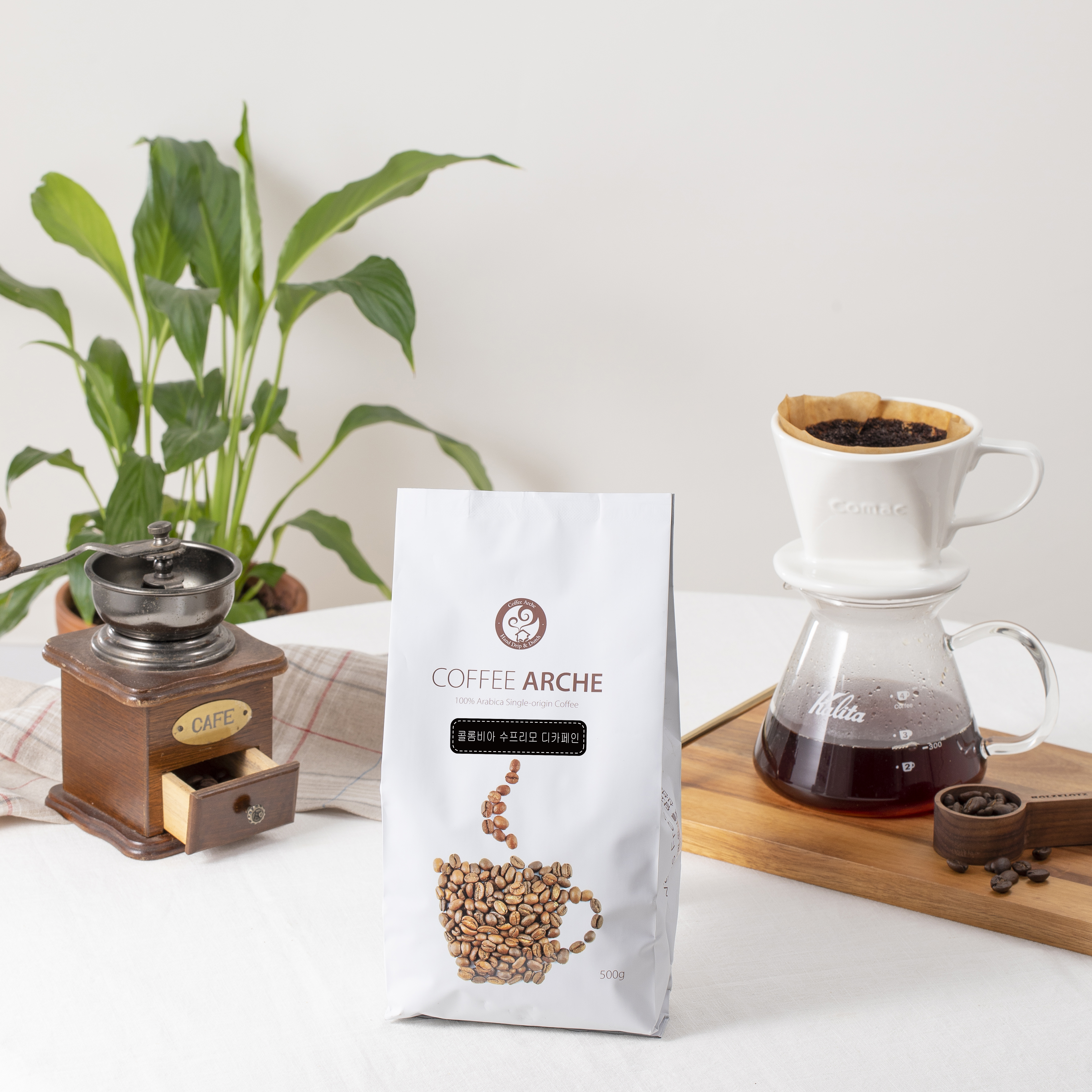 커피아르케 디카페인 원두 콜롬비아 수프리모 (200g ~)