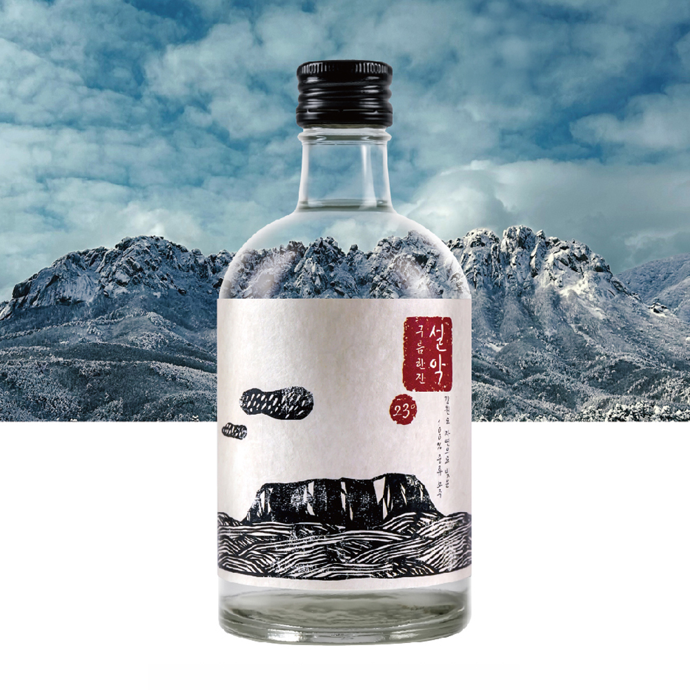 구름 한 잔, 설악 (2병/4병) (375ml/ 23도)