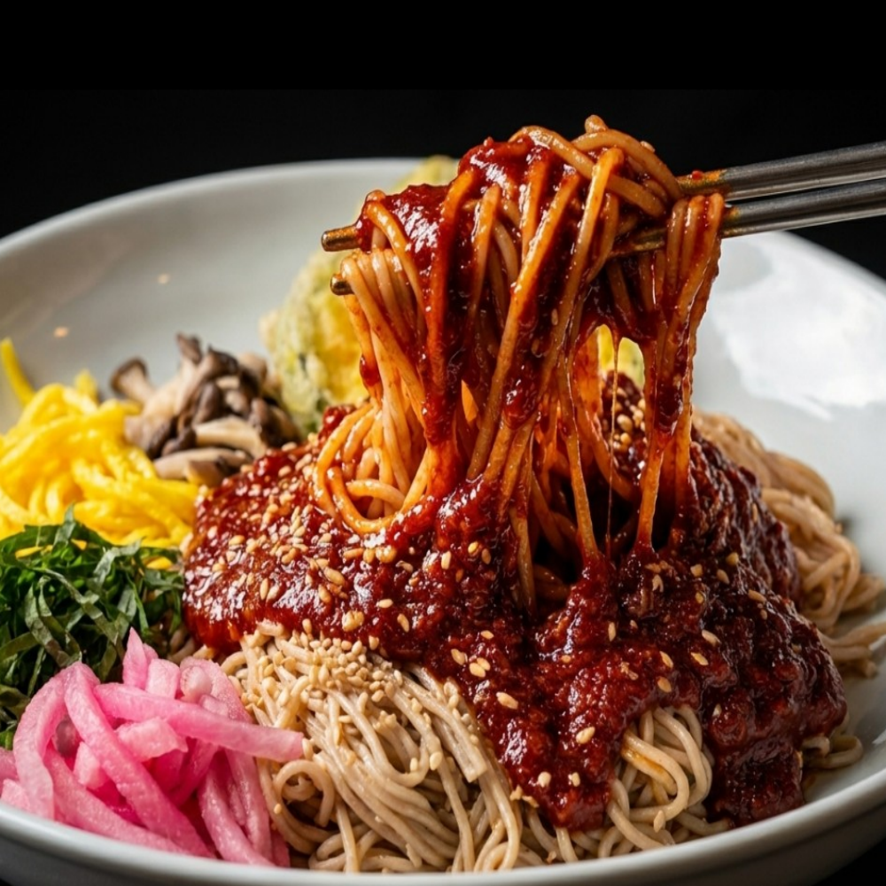 용궁 장단콩 비빔 막국수 408g