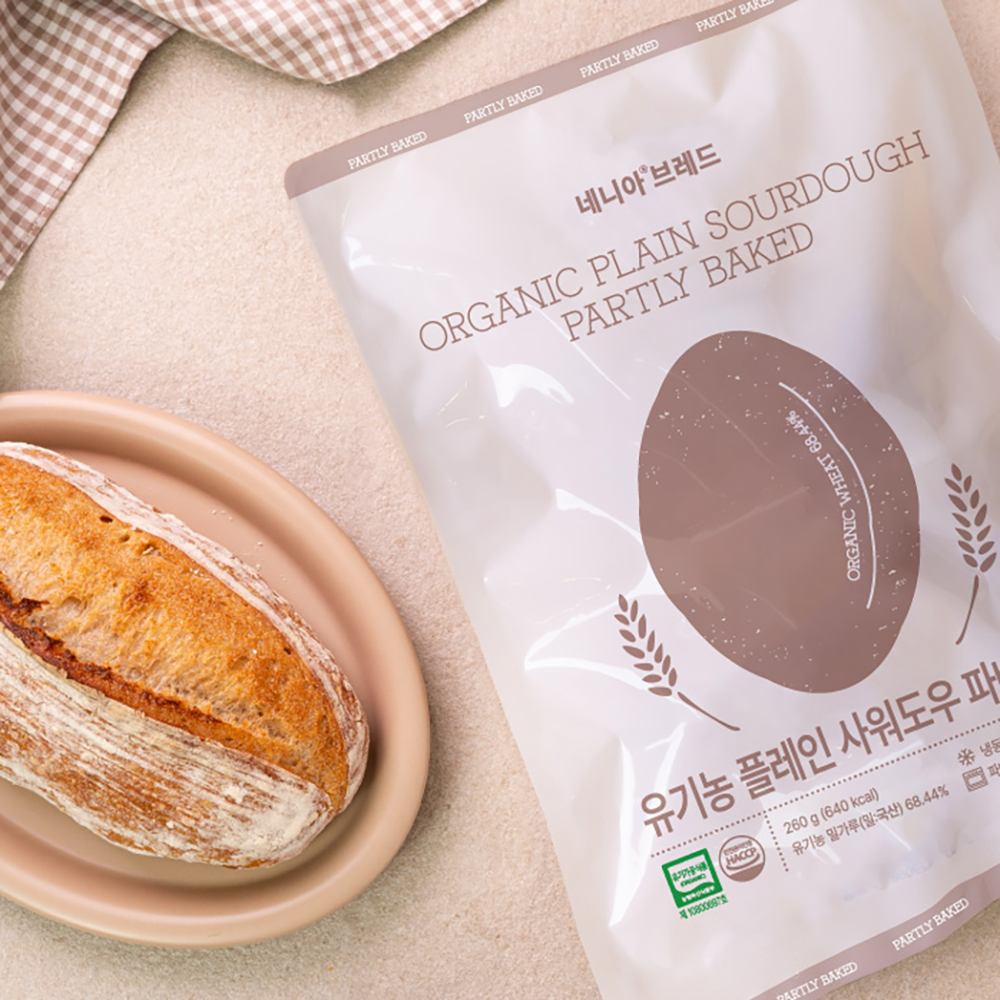 네니아 우리밀 브래드 유기농 플레인 사워도우 파베이크 260g 썸네일 3