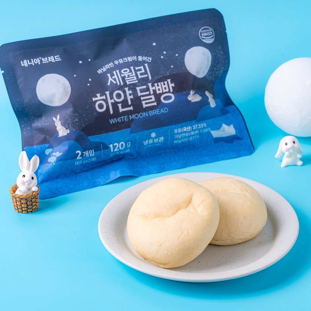 네니아 우리밀 브래드 세월리 하얀달빵 120g(60g*2개) 썸네일 3